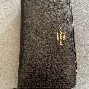 Coach Black Leather Wallet